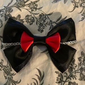Black Widow inspired hair bow